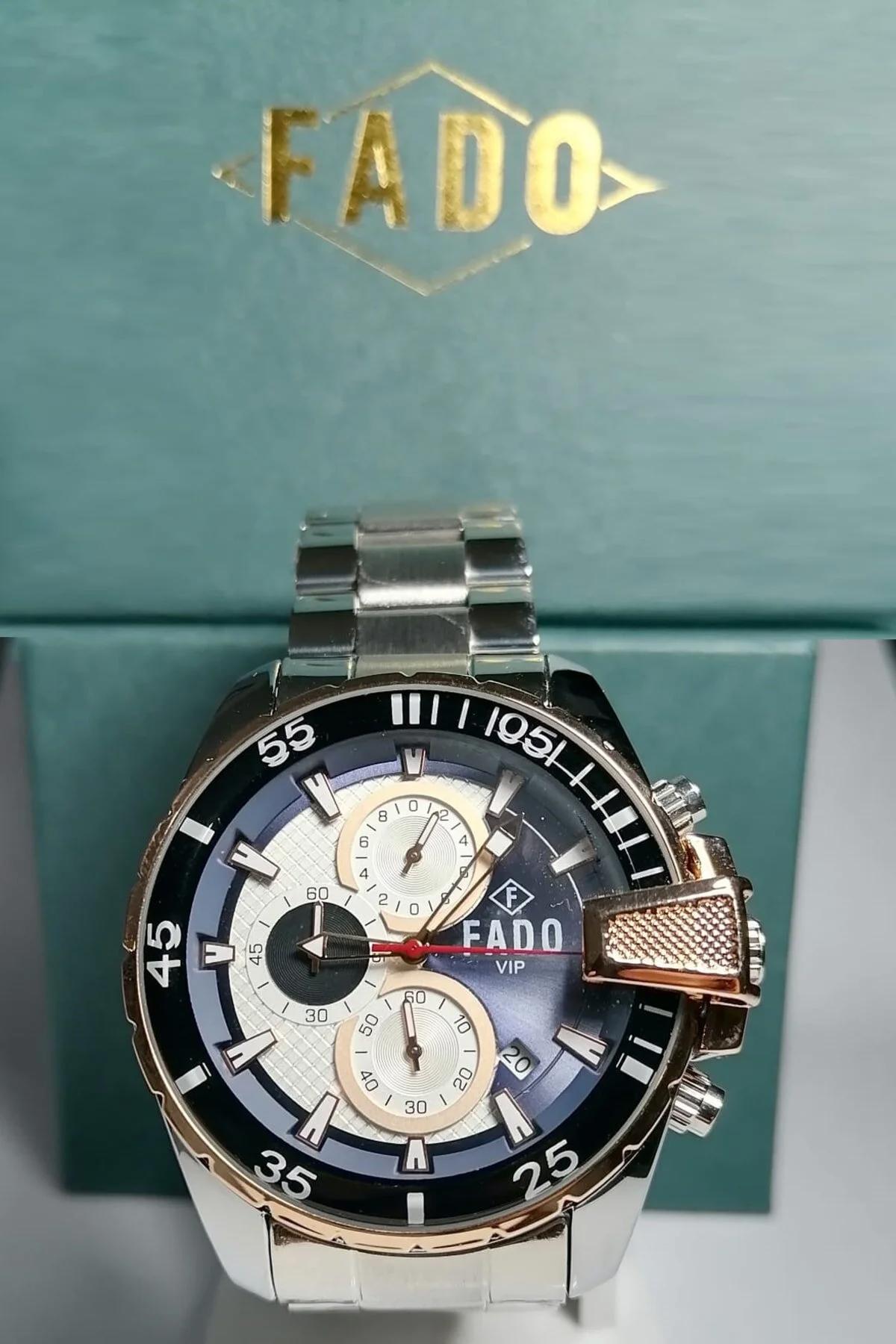 Q&Q RH 0149 Takvimli Gri Kordon Analog Kol Saati
