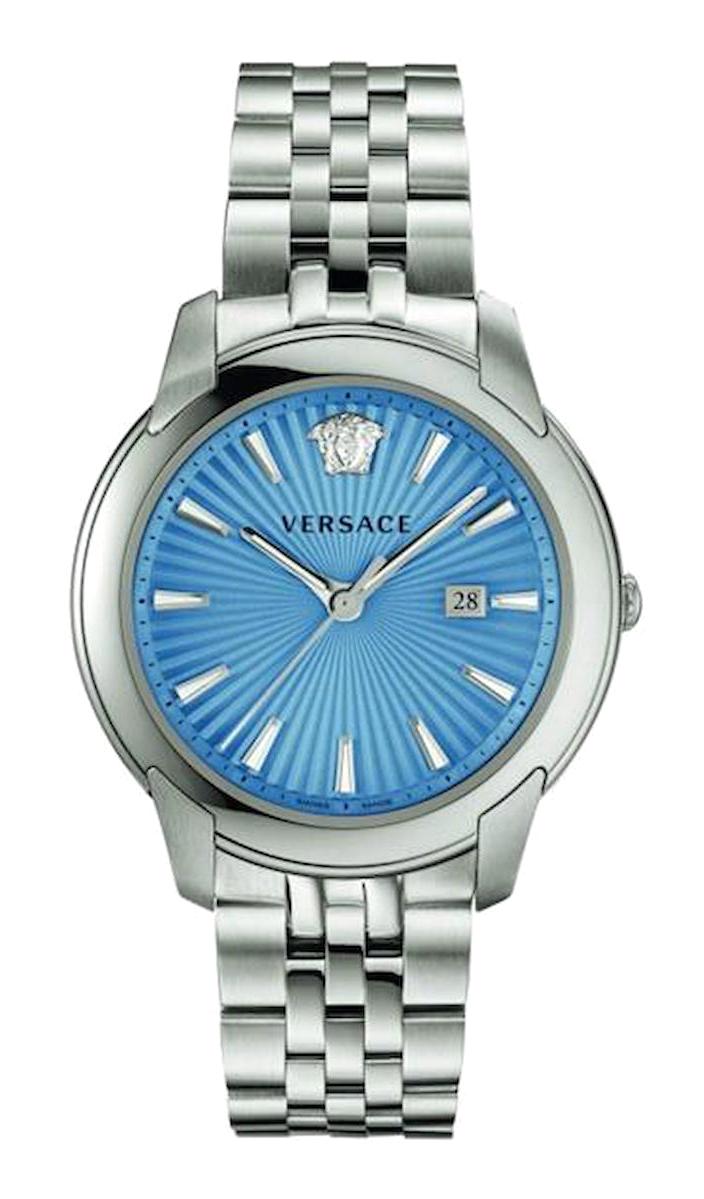 Versace VRSCVELQ00419 Takvimli 42 mm Çelik Kordon Analog Erkek Kol Saati