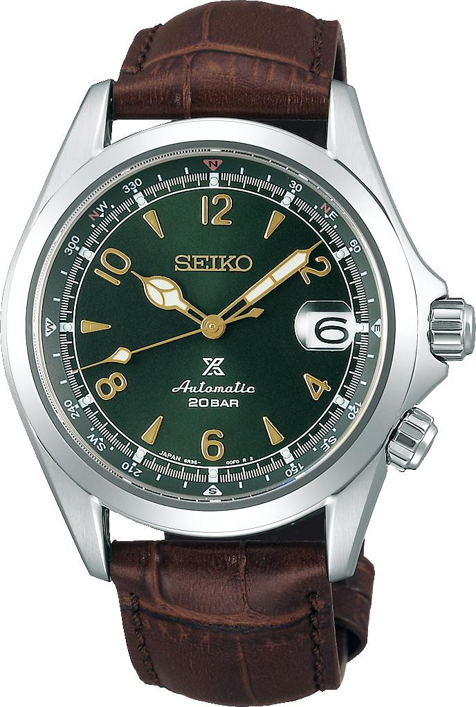 Seiko SPB121J Takvimli 40 mm Kahverengi Deri Kordon Analog Erkek Kol Saati