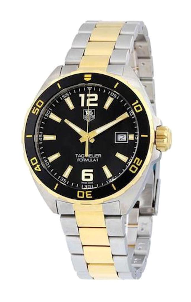 Tag Heuer FORMULA 1 WAZ1121.BB0879 Takvimli 42 mm Altın-Çelik Kordon Analog Kol Saati