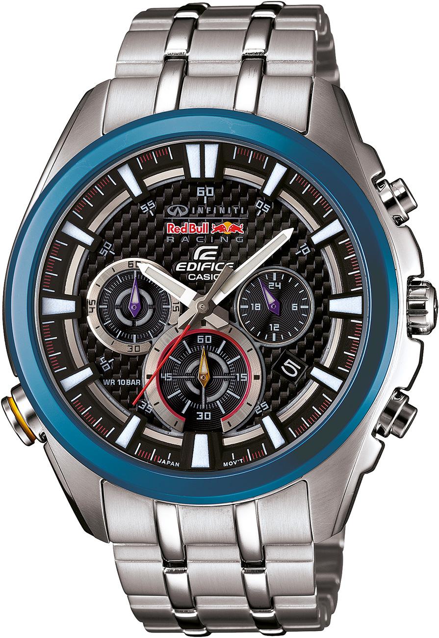 Casio EFR-537RB-1A Takvimli 45 mm Çelik Kordon Analog Kol Saati