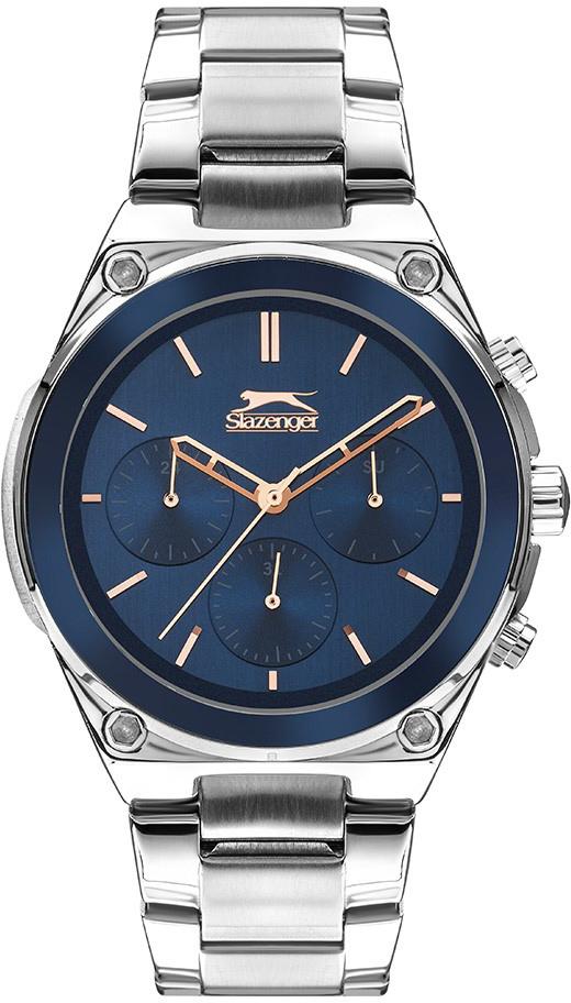 Slazenger SL.09.2027.2.04 Takvimli 44 mm Çelik Kordon Analog Erkek Kol Saati