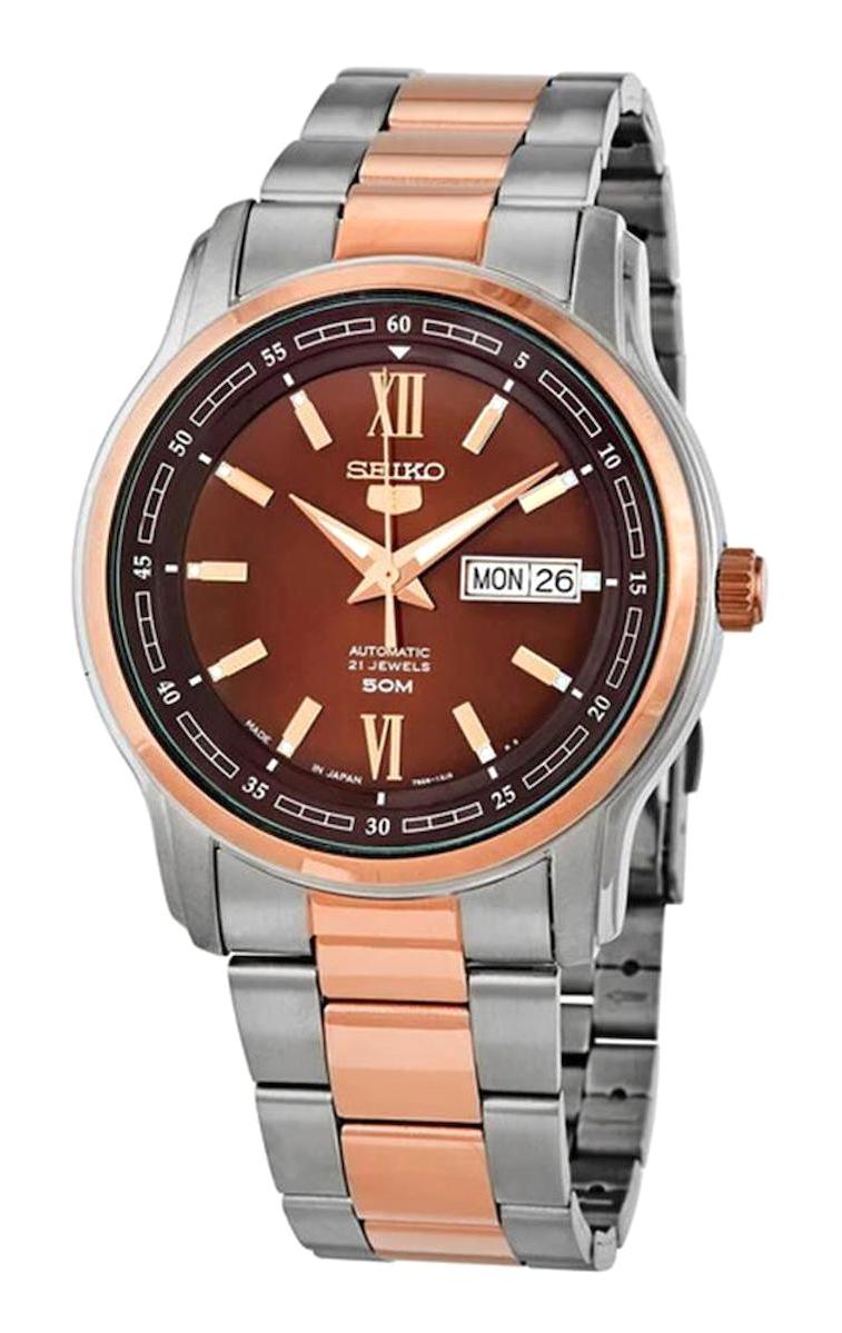 Seiko SNKP18J1 Takvimli 43 mm Bakır-Çelik Kordon Analog Erkek Kol Saati