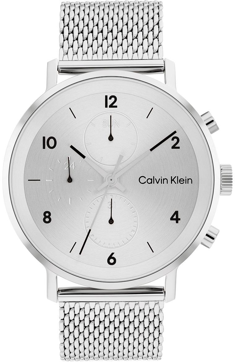 Calvin Klein CK25200107 Takvimli 44 mm Çelik Kordon Analog Erkek Kol Saati