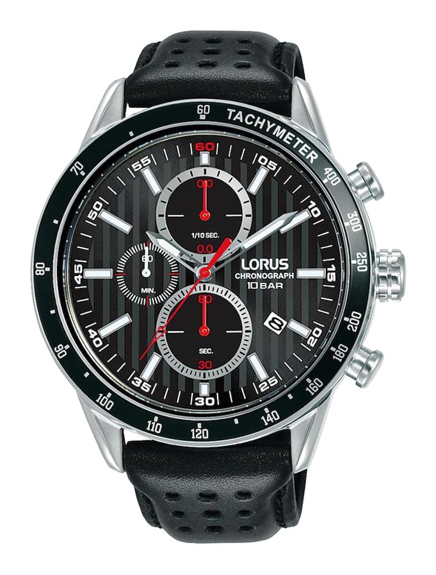 Lorus RM335GX9 Takvimli 44 mm Siyah Deri Kordon Analog Erkek Kol Saati