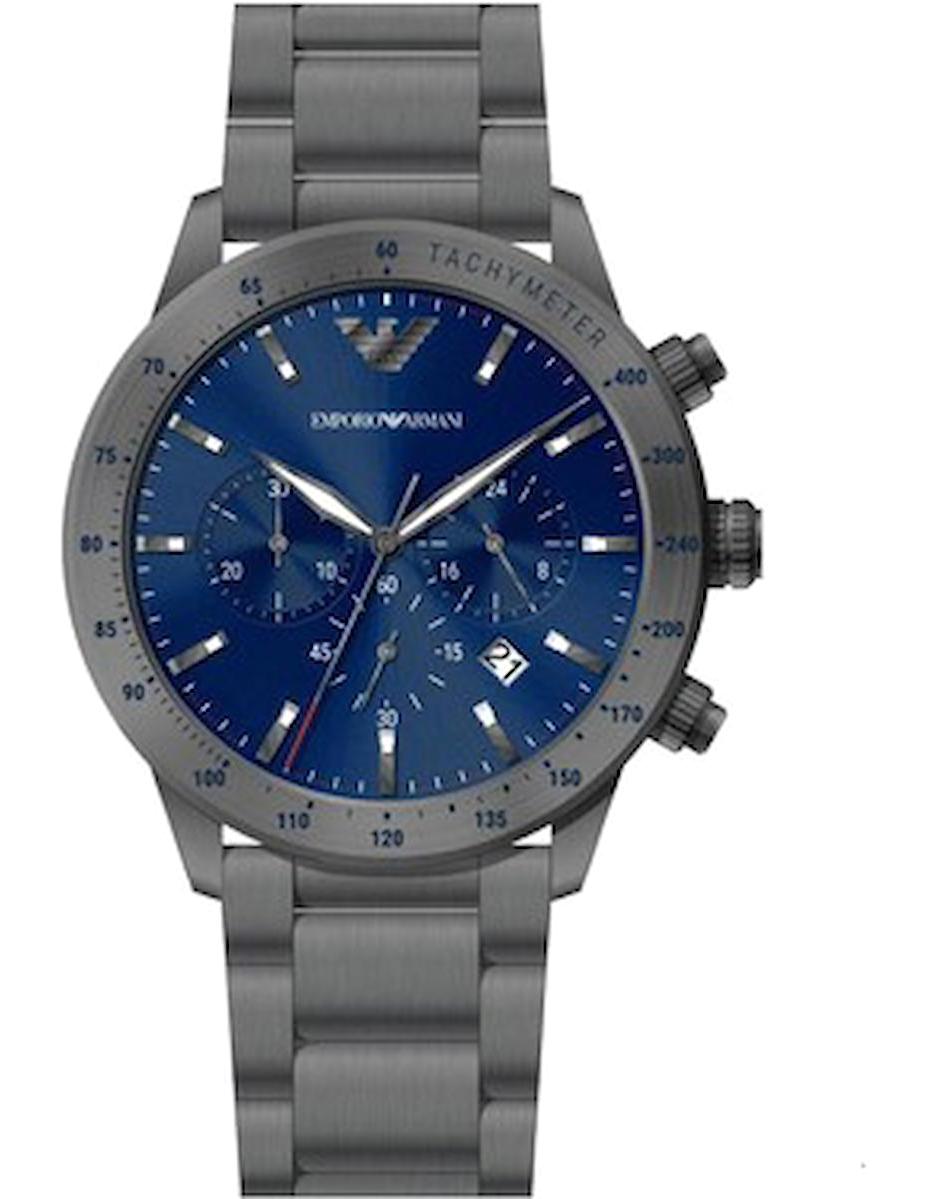 Emporio Armani AR80045 Takvimli 42 mm Çelik Kordon Analog Kol Saati