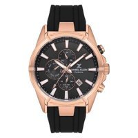 Daniel Klein DK.1.13558.5 Takvimli Siyah Silikon Kordon Analog Erkek Kol Saati