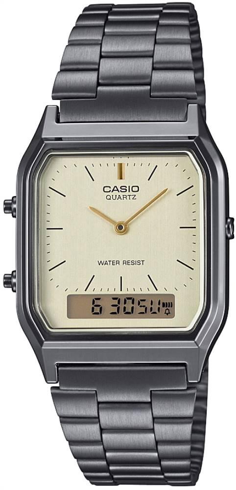 Casio AQ-230GG-9ADF Takvimli 27.8 mm Çelik Kordon Analog Kol Saati
