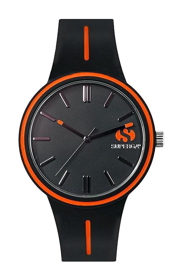 Superga STC054 Takvimli 44 mm Siyah Silikon Kordon Analog Erkek Kol Saati