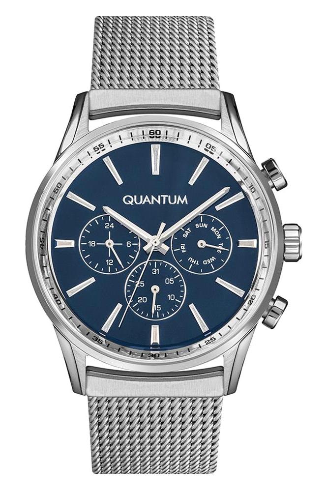 Quantum ADG943.390 Takvimli 45 mm Çelik Kordon Analog Erkek Kol Saati