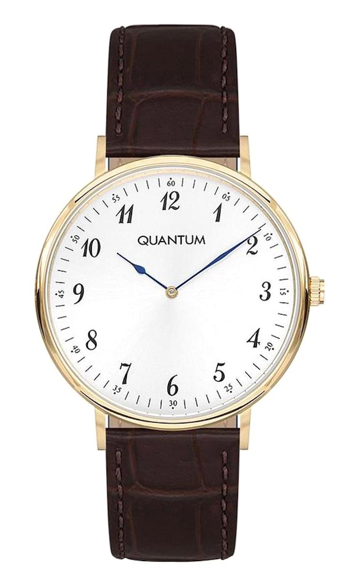 Quantum LFL570.132 41 mm Kahverengi Deri Kordon Analog Erkek Kol Saati