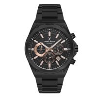 Daniel Klein DKE.1.10651.6 Takvimli 45 mm Siyah Çelik Kordon Analog Erkek Kol Saati