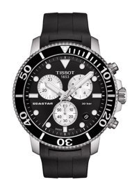 Tissot T1204171705100 Takvimli 44 mm Siyah Silikon Kordon Analog Erkek Kol Saati