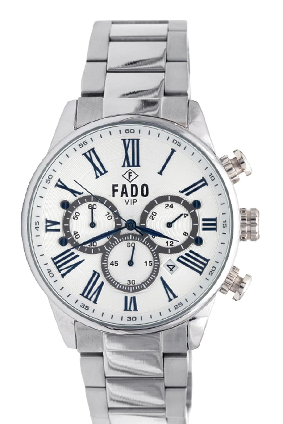 Q&Q RH 0064 Takvimli Gri Kordon Analog Kol Saati