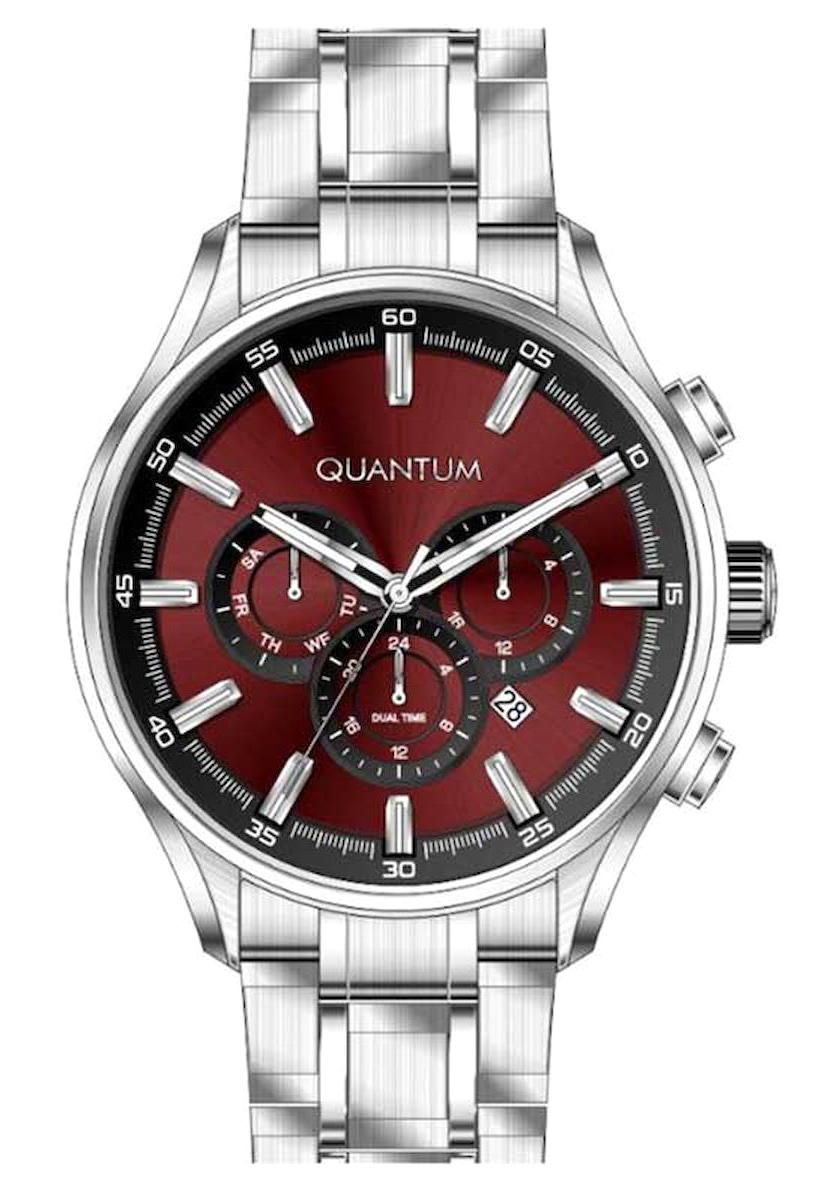 Quantum ADG958.380 Takvimli Çelik Kordon Analog Erkek Kol Saati