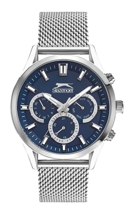 Slazenger SL.09.1886.2.02 Takvimli 45 mm Çelik Kordon Analog Erkek Kol Saati