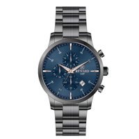 Reward RWA-143844 Takvimli 44 mm Füme Çelik Kordon Analog Erkek Kol Saati