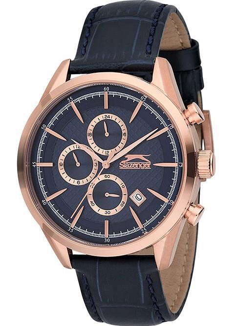 Slazenger SL.01.1329.2.02 Takvimli 45 mm Siyah Çelik Kordon Analog Erkek Kol Saati