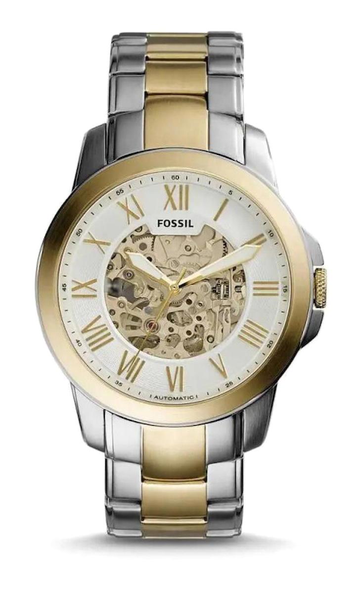 Fossil FME3112 42 mm Altın-Çelik Kordon Analog Erkek Kol Saati
