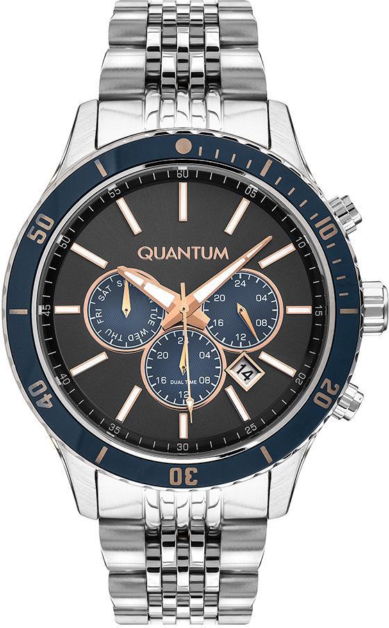 Quantum ADG931.360 Takvimli Çelik Kordon Analog Kol Saati