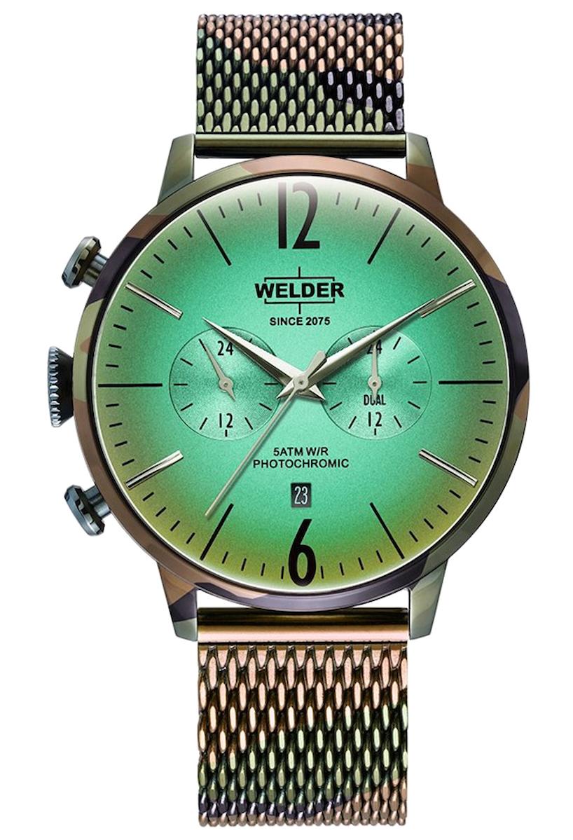 Welder Watch WWRC1016 Pusulalı Takvimli 47 mm Altın Çelik Kordon Analog Erkek Kol Saati