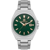 Bigotti BG.1.10449.5 Takvimli 46 mm Çelik Kordon Analog Erkek Kol Saati