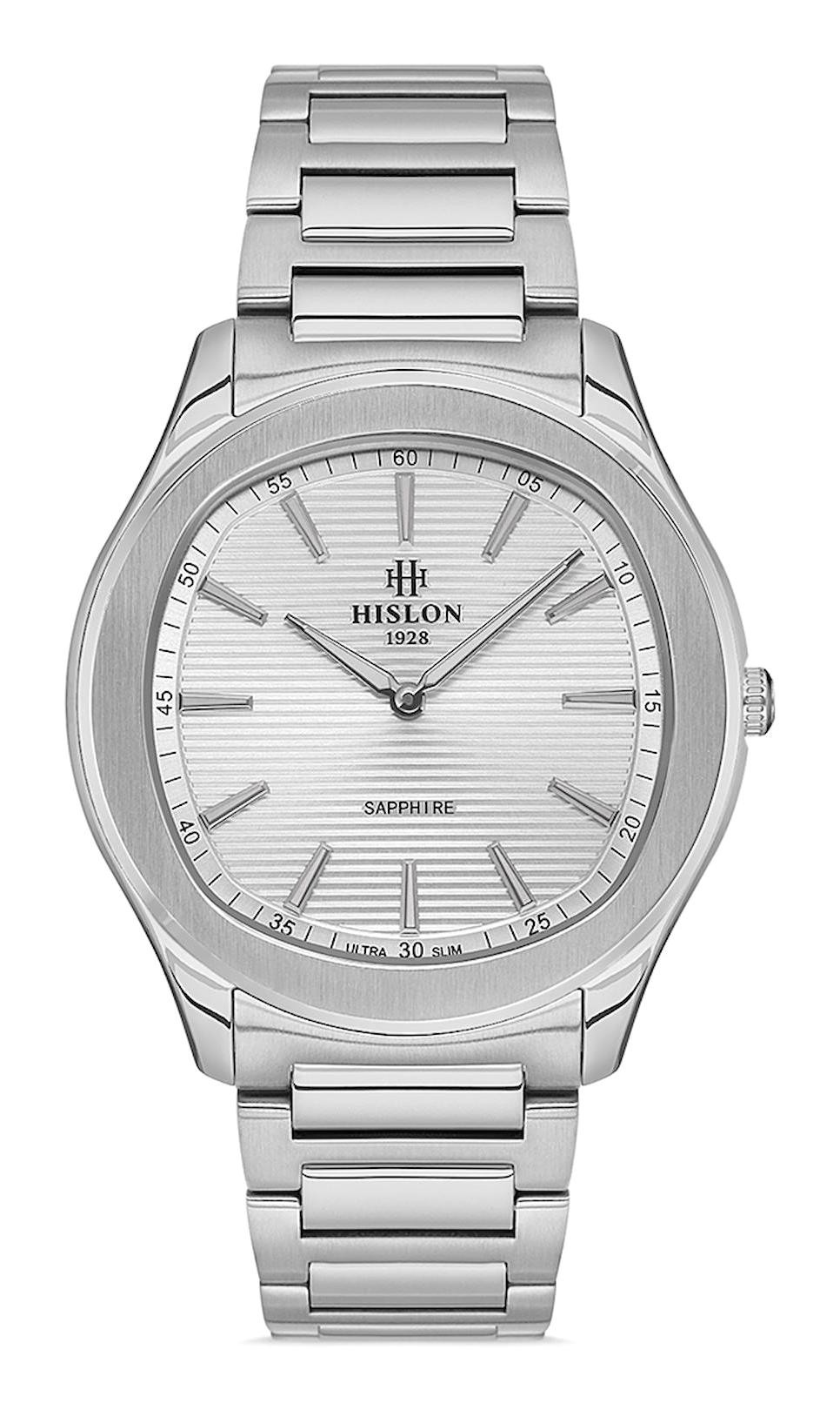 Hislon CL148S-02SS 42 mm Çelik Kordon Analog Erkek Kol Saati