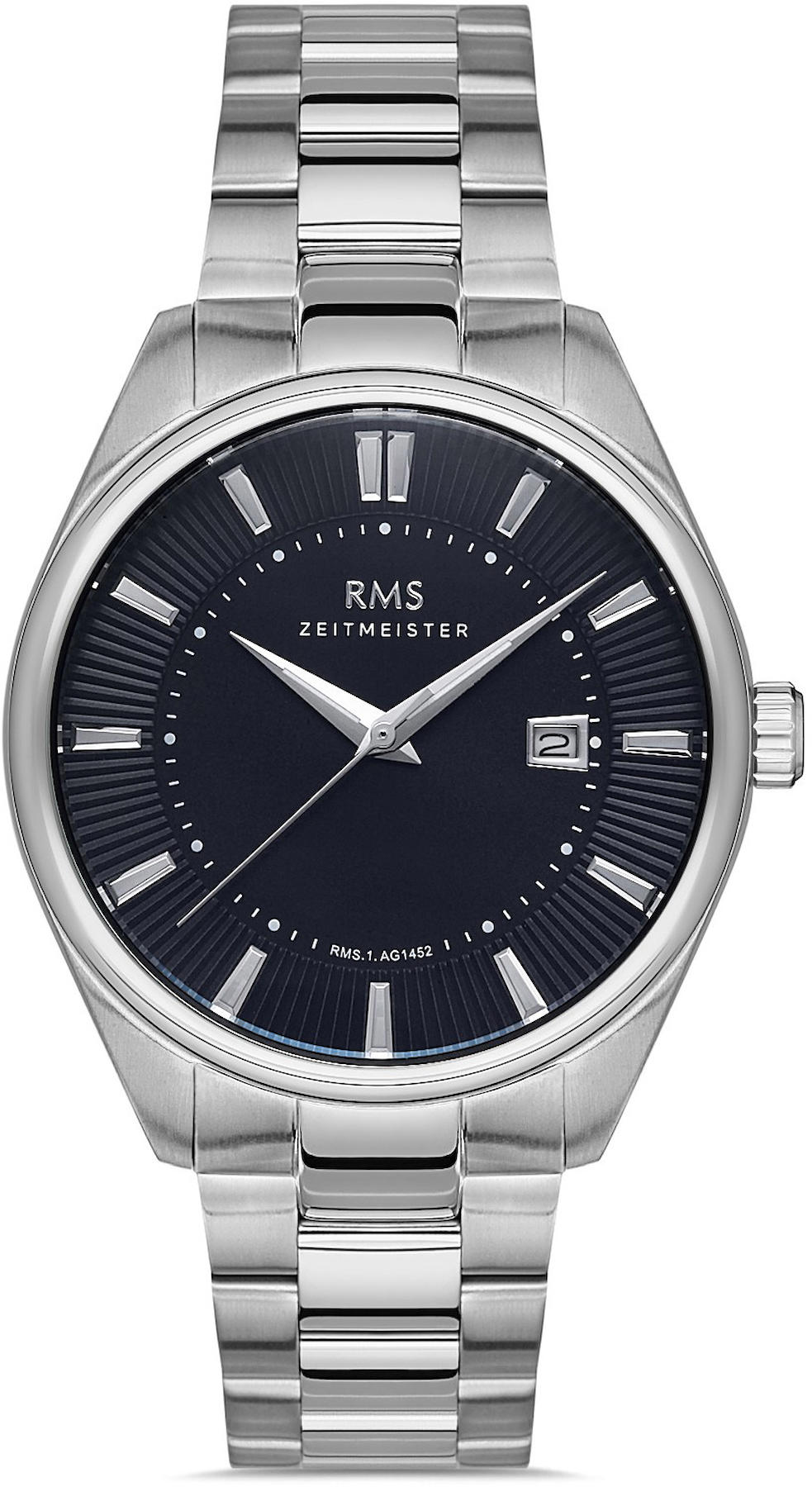 Romanson GR.1.AG1452.03 Takvimli 42 mm Çelik Kordon Analog Kol Saati