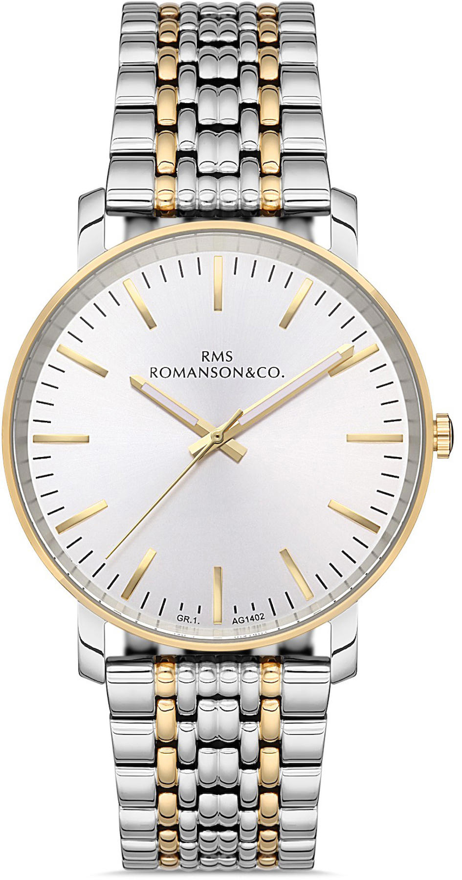 Romanson GR.1.AG1402.07 42 mm Çelik Kordon Analog Kol Saati