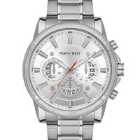 Northwest NW-2101-A Takvimli 45 mm Çelik Kordon Analog Erkek Kol Saati
