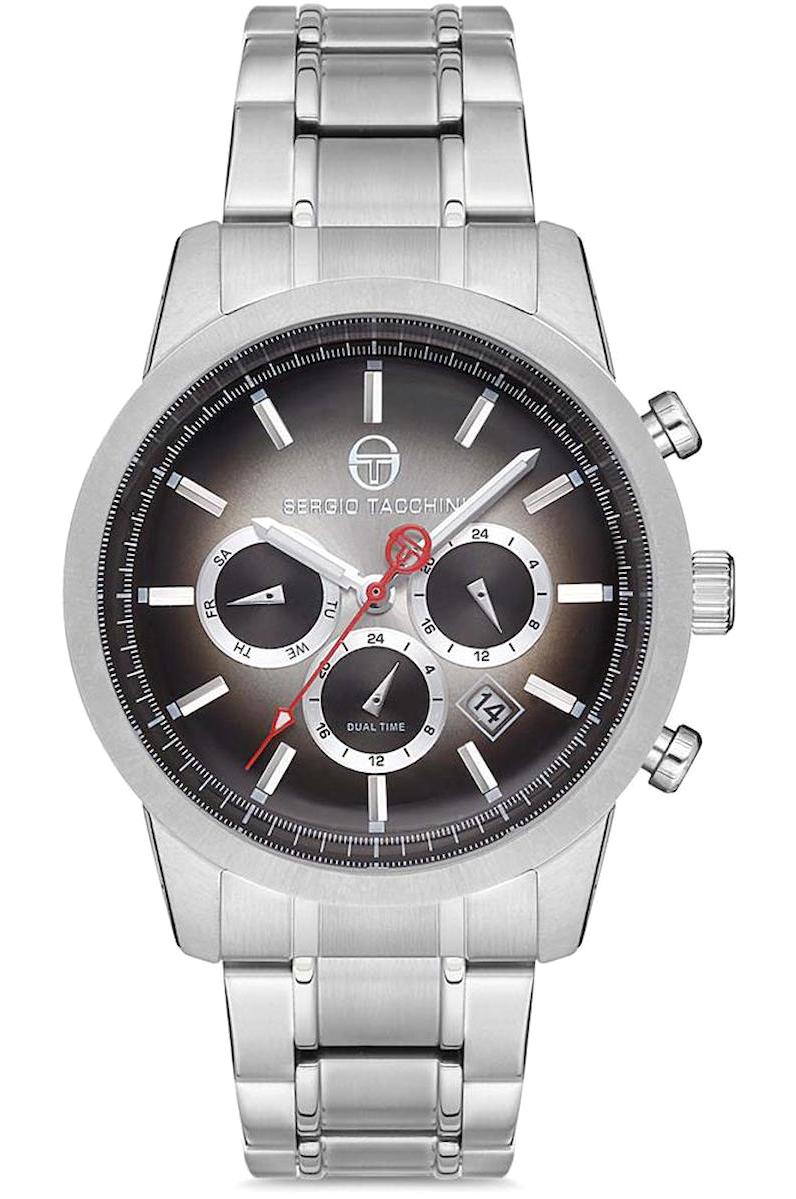 Sergio Tacchini ST.1.10147.1 Takvimli 44 mm Çelik Kordon Analog Erkek Kol Saati