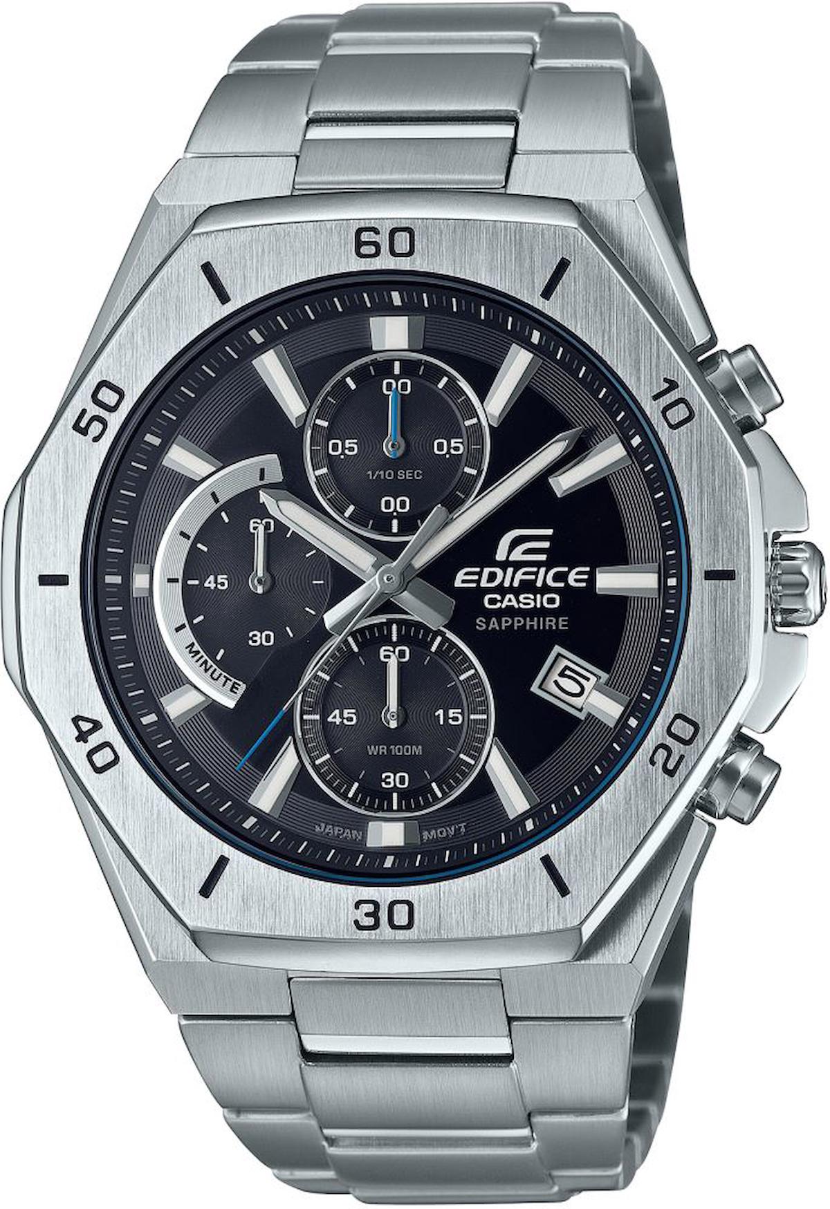 Casio EFB-680D-1AVUDF Takvimli 45.8 mm Çelik Kordon Analog Kol Saati