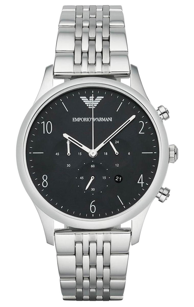 Emporio Armani AR1863 Takvimli 43 mm Çelik Kordon Analog Kol Saati