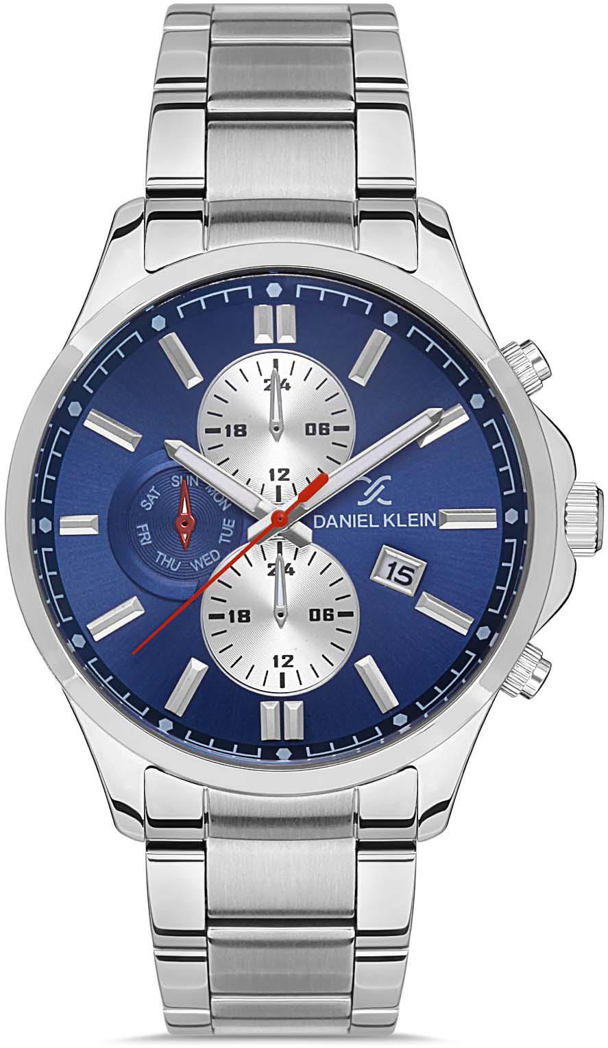 Daniel Klein DK.1.10123.3 Takvimli 42 mm Metal Kordon Analog Erkek Kol Saati