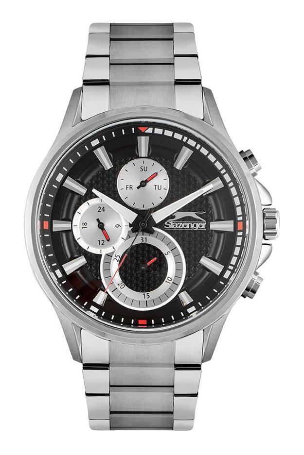 Slazenger SL.09.6294.2.01 Takvimli 45 mm Metal Kordon Analog Erkek Kol Saati