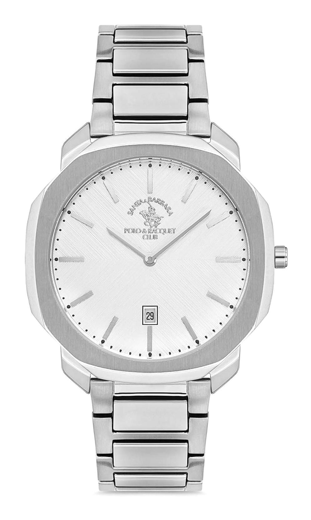 Santa Barbara Polo & Racquet Club SB.1.10206.1 Takvimli 42 mm Çelik Kordon Analog Erkek Kol Saati