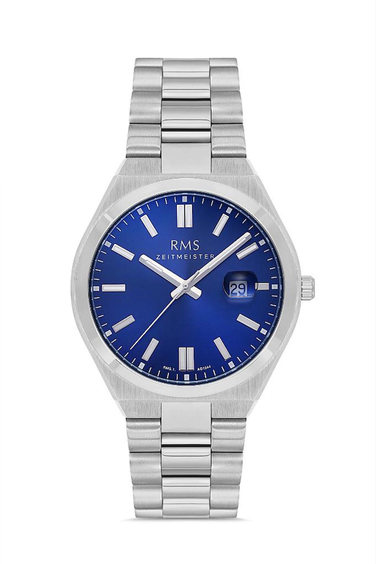 Romanson RMS.1.AG1544.03 Takvimli 41 mm Çelik Kordon Analog Erkek Kol Saati