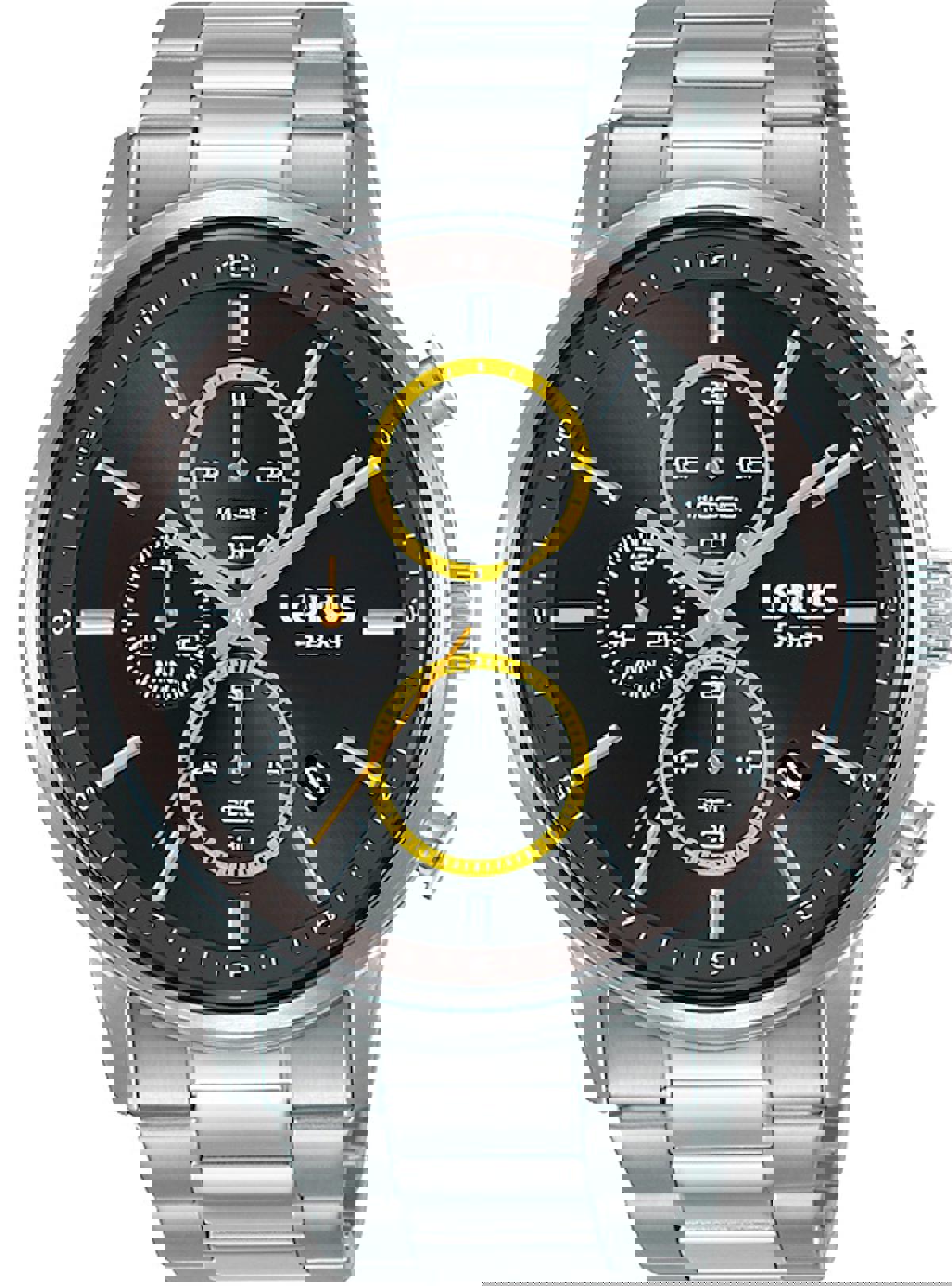 Lorus RM395GX9 Takvimli 44 mm Çelik Kordon Analog Erkek Kol Saati