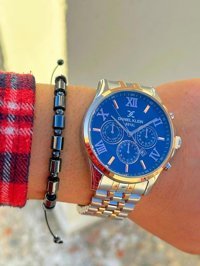Daniel Klein DK.FT.1.307 Takvimli 40 mm Çelik Kordon Analog Erkek Kol Saati
