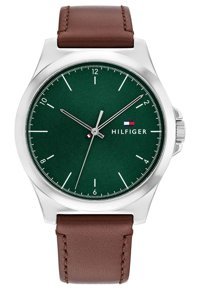 Tommy Hilfiger TH1710602 Takvimli 44 mm Kahverengi Deri Kordon Analog Erkek Kol Saati