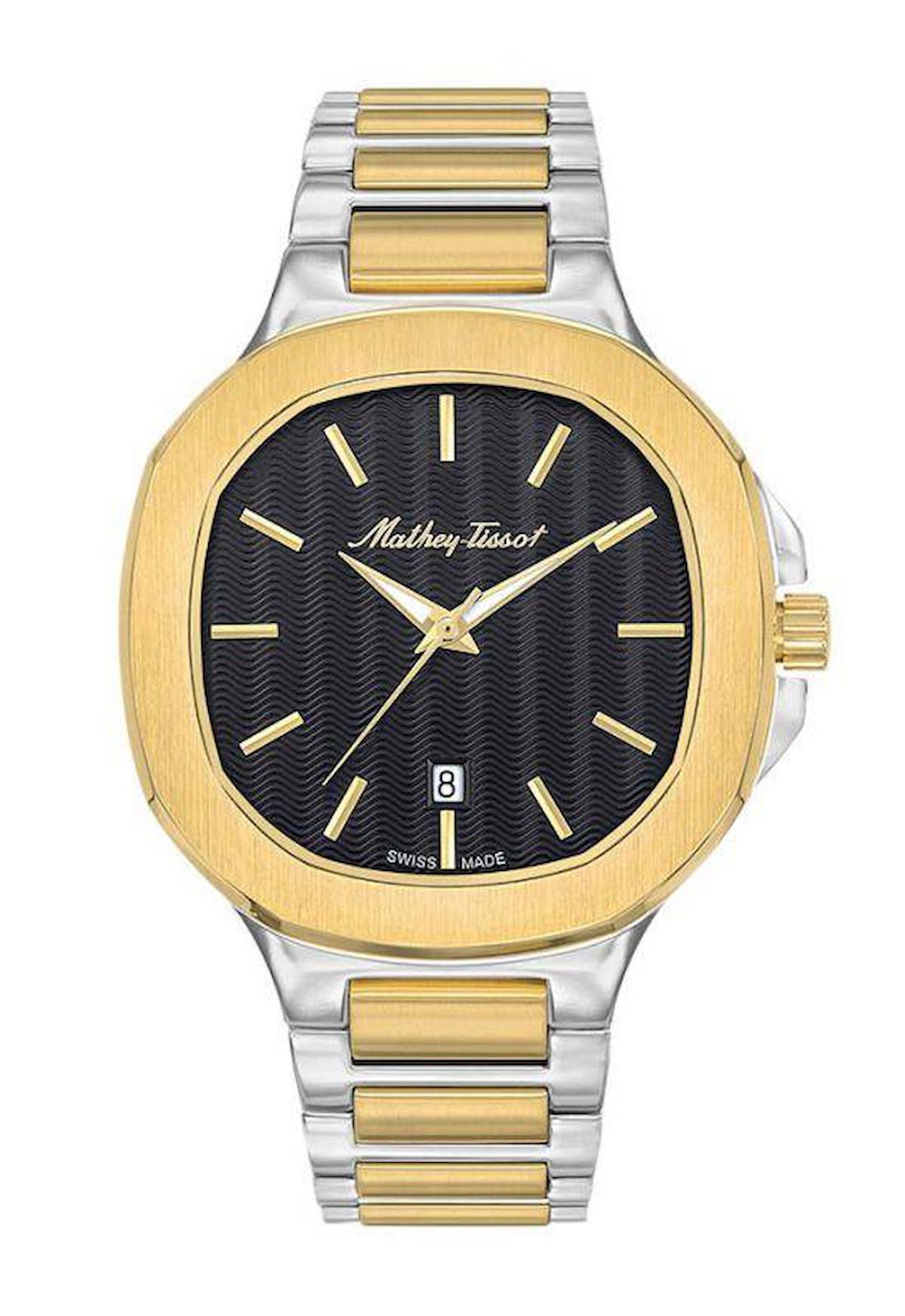 Tissot H152BN Takvimli 44 mm Altın-Çelik Kordon Analog Erkek Kol Saati
