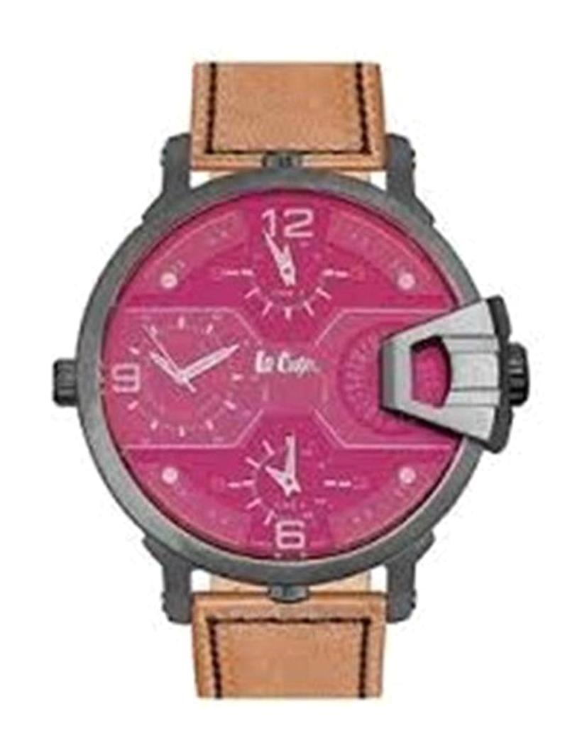 Lee Cooper LC06440.055 Takvimli Kahverengi Çelik Kordon Analog Erkek Kol Saati