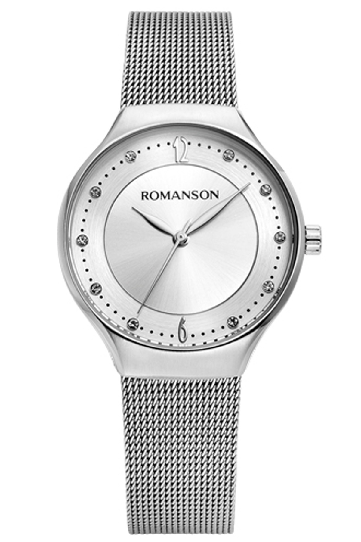 Romanson TM9A18LLWWAS2W 36 mm Çelik Kordon Analog Erkek Kol Saati