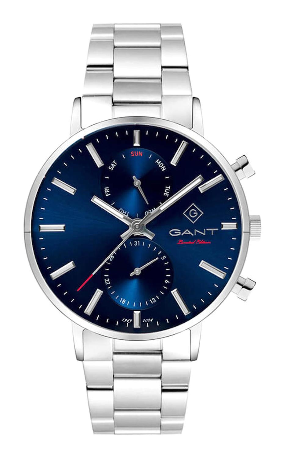 Gant G121021 Takvimli 43 mm Çelik Kordon Analog Erkek Kol Saati