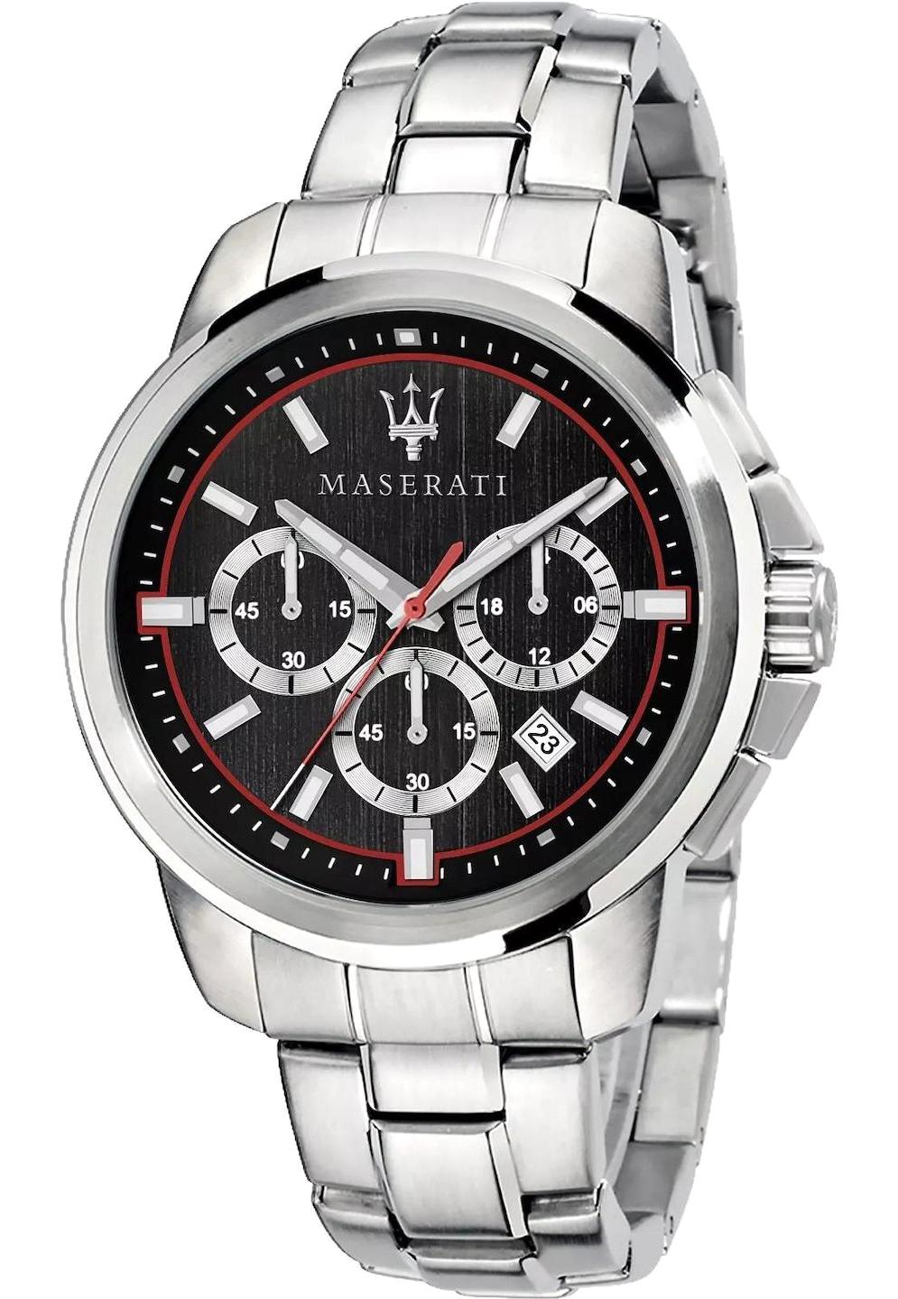 Maserati R8873621009 Takvimli 44 mm Çelik Kordon Analog Erkek Kol Saati