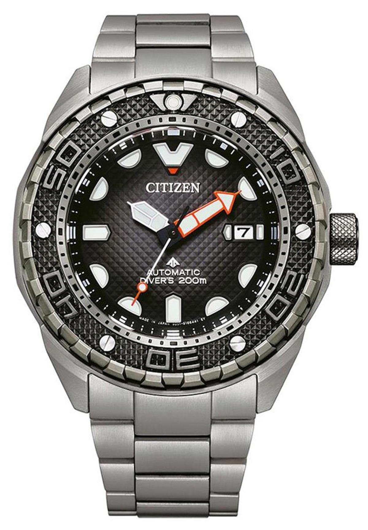 Citizen B6004-83E Takvimli 45 mm Çelik Kordon Analog Erkek Kol Saati