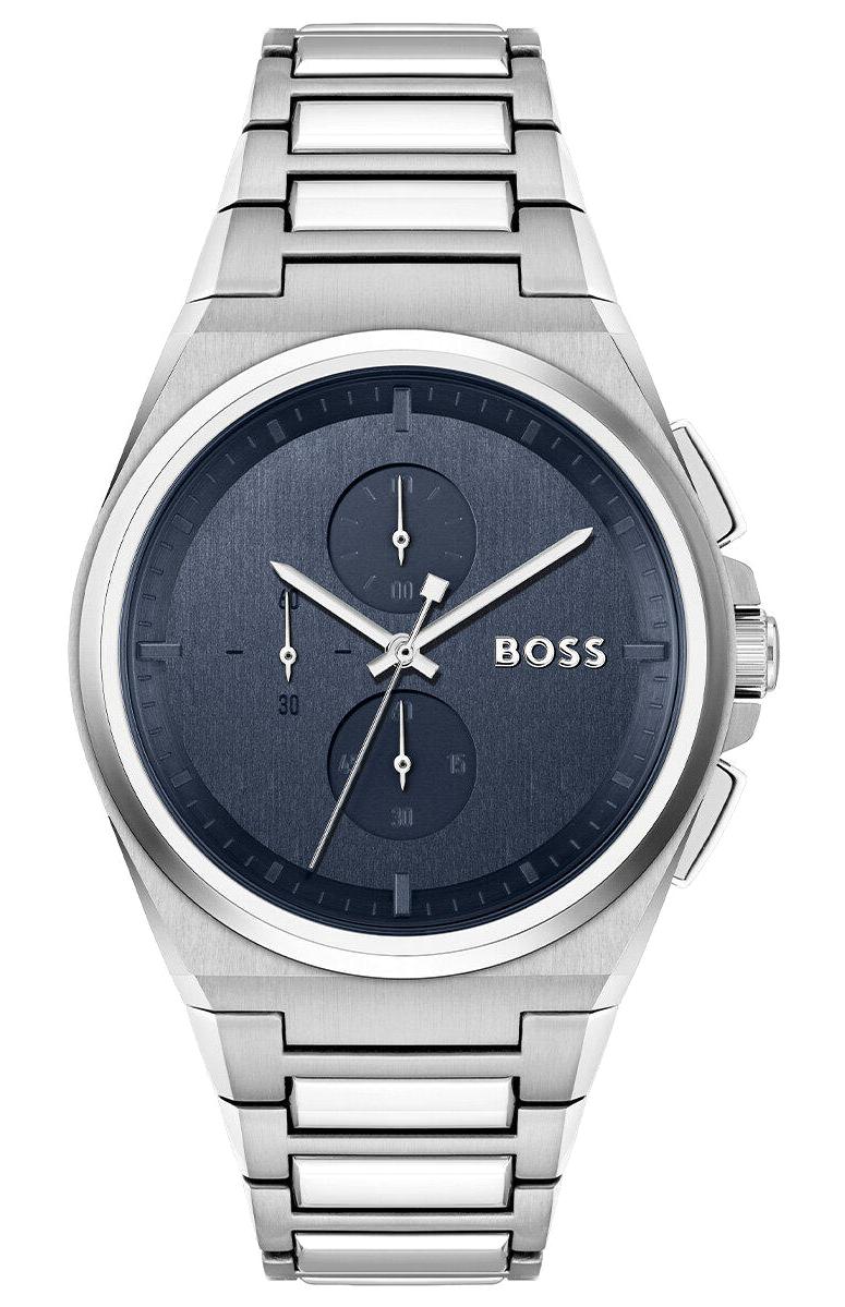 Hugo Boss HB1514048 Pusulalı Takvimli 42 mm Çelik Kordon Analog Erkek Kol Saati