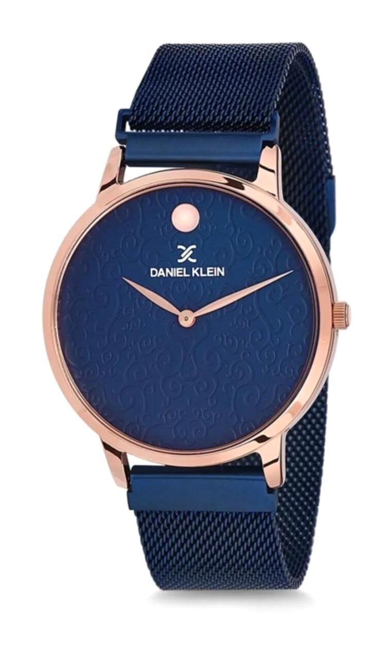 Daniel Klein DK102-012395G Takvimli 42 mm Lacivert Metal Kordon Analog Erkek Kol Saati