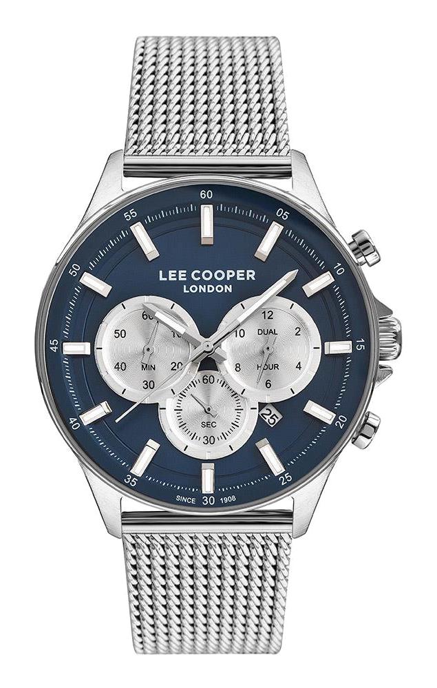Lee Cooper LC07222.390 Takvimli 46 mm Çelik Kordon Analog Erkek Kol Saati
