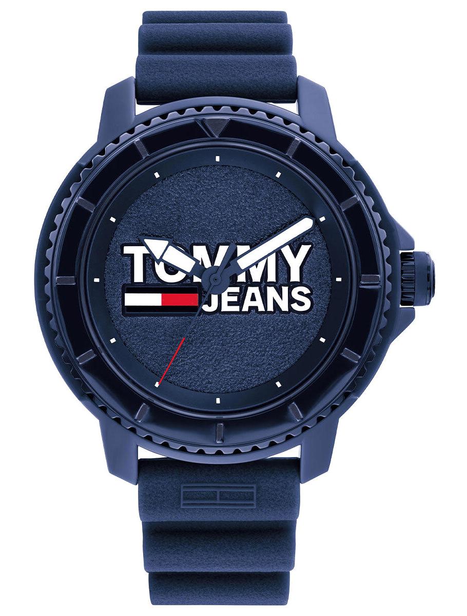 Tommy Hilfiger TH1792000 Takvimli 44 mm Lacivert Silikon Kordon Analog Erkek Kol Saati